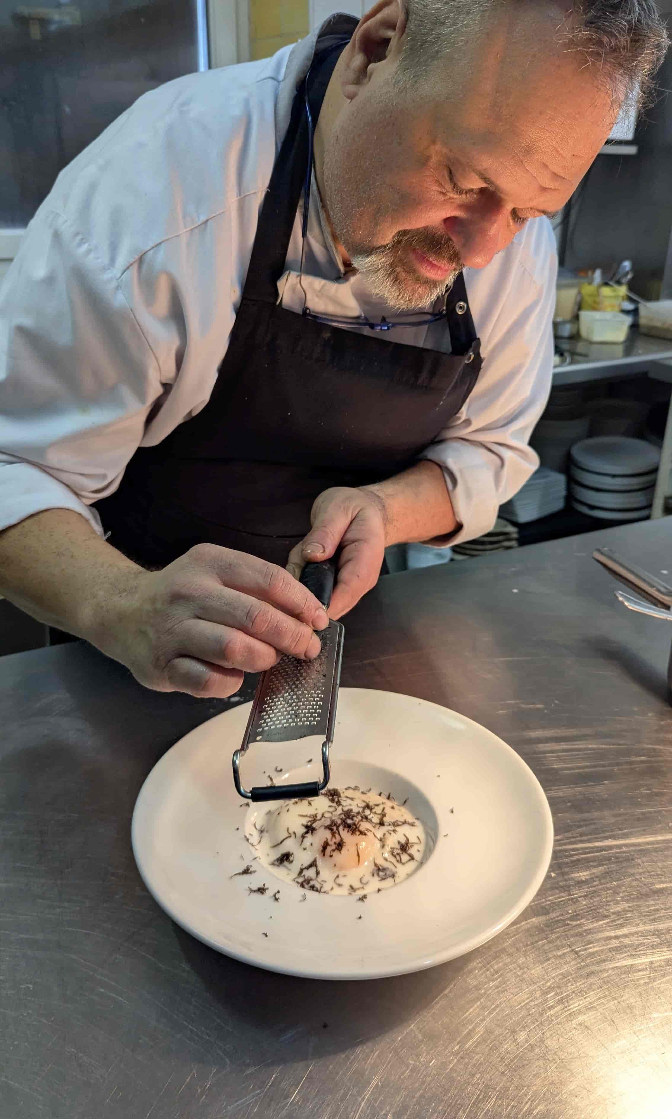 Éric Marcerou, chef de l'Auberge de la Clamoux